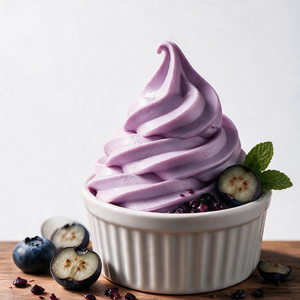Blueberry frozen yogurt at Dixie Nutrition