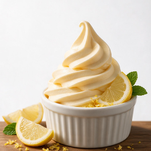 Lemon frozen yogurt at Dixie Nutrition
