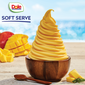 Mango Dole Whip frozen yogurt at Dixie Nutrition
