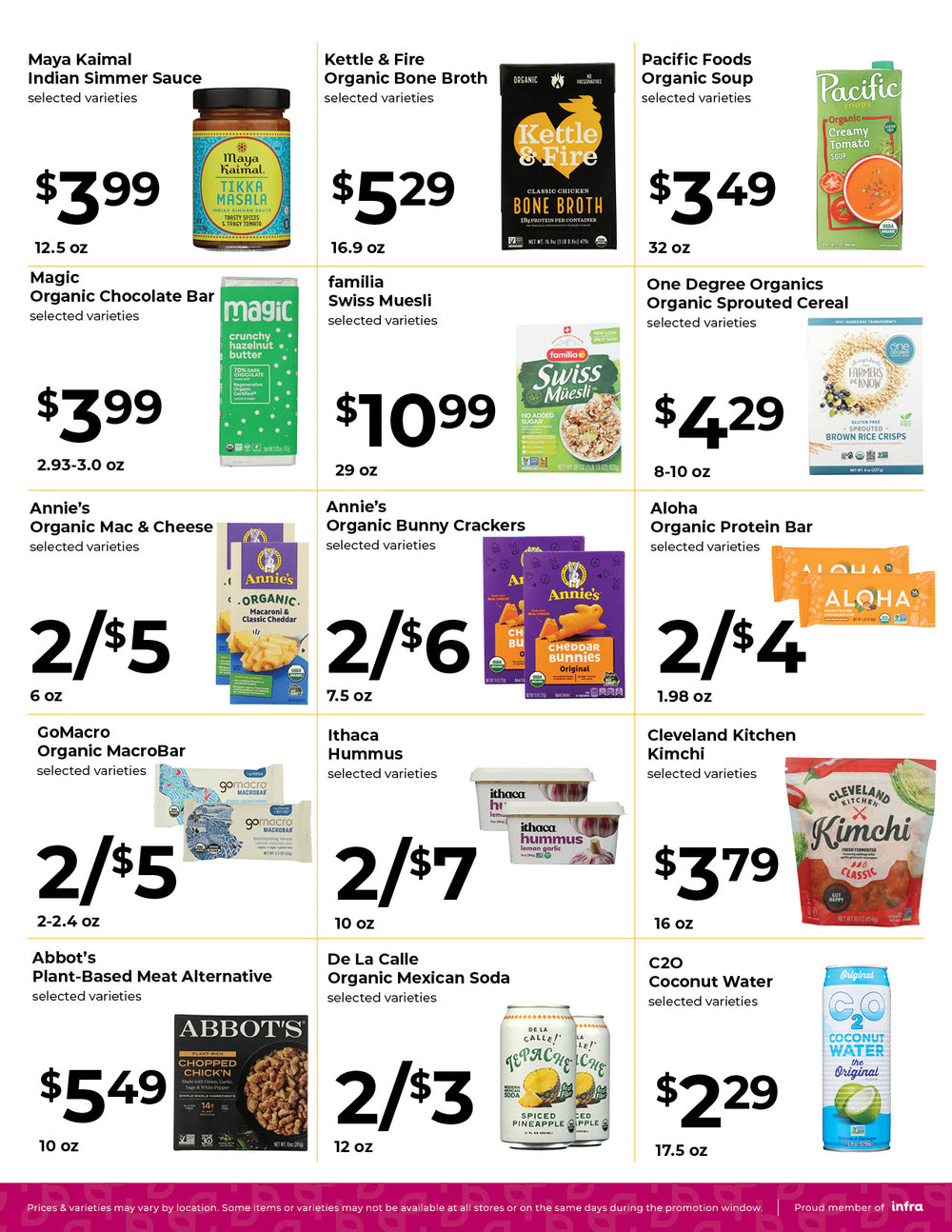 Dixie Nutrition monthly flyer, page 2 of 4 (September 23th - October 13th)