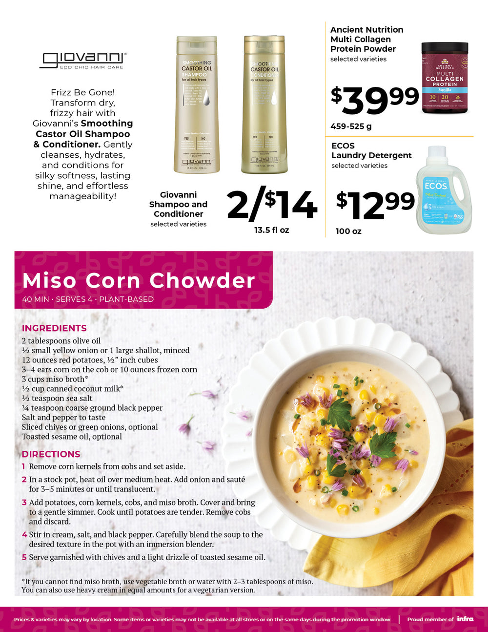Dixie Nutrition monthly flyer, page 4 of 4 (September 23th - October 13th)