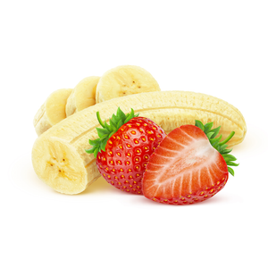 Strawberry Banana frozen yogurt at Dixie Nutrition