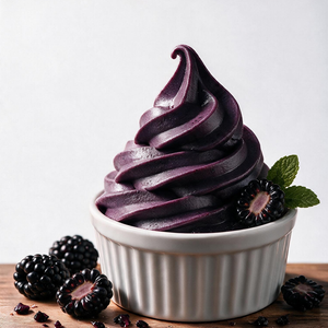 Blackberry frozen yogurt at Dixie Nutrition
