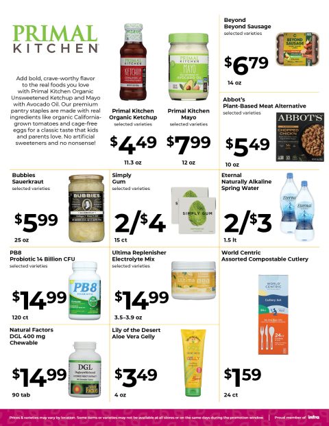 Dixie Nutrition monthly flyer, page 3 of 4